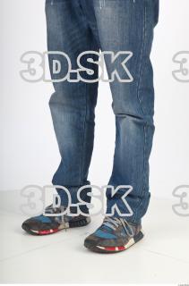 Calf reference blue jeans of Orville 0002